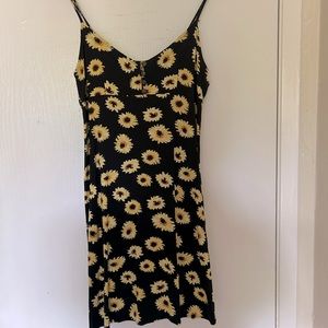 Urban Outfitters sunflower mini dress: size XS